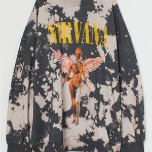 H and M Oversized Nirvana Sweatshirt